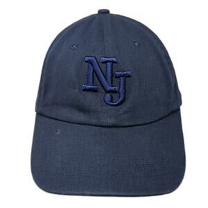 All City Polo Club Baseball Cap Blue One Size Embroidered NJ Logo Slideback hat
